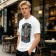 Olive T-Shirt With Wizard Force Graphic Art Print