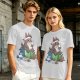 Christmas Totoro and Friends Graphic Tee