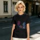 Olive T-Shirt With Dark Souls Knight At Campfire Death Sign Print