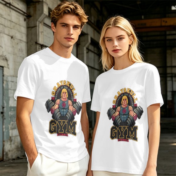 Grayskull Gym He-Man Workout T-Shirt
