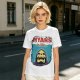 Olive Graphic T-Shirt with Skeletor Jaws Parody Art