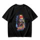 Olive T-Shirt with Retro Predator 'Welcome to the Jungle' Print