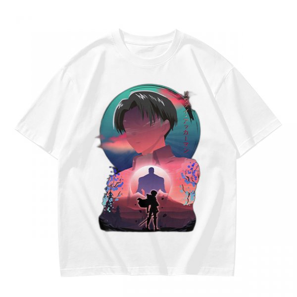 Attack on Titan Levi Ackerman Graphic Anime T-Shirt