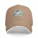 Black baseball cap with teacup on books and botanical print