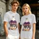 Olive T-Shirt With Ghost Ramen Shop Graphic