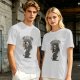 Olive green t-shirt with Carpe Beer grim reaper holding beer mug graphic