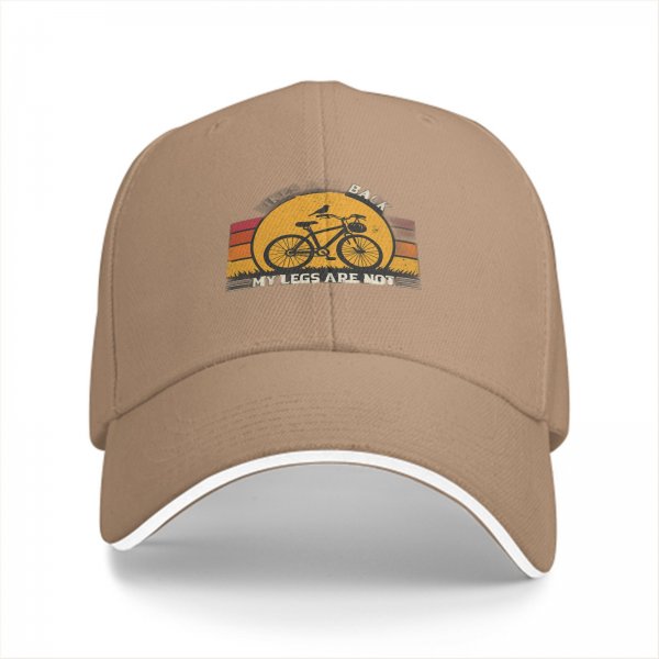My Legs Are Not Back Cycling Themed Black Baseball Cap