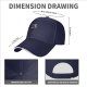 Black baseball cap with a cat holding a bone graphic and text