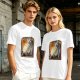 Olive green t-shirt with Totoro 'Spirits' graphic print