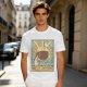Oversized Dark Green T-Shirt With The Coffee Tarot Card Style Print