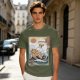 One Piece Thousand Sunny Pirate Ship Ukiyo-e Style Graphic T-Shirt