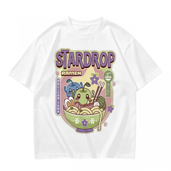 Stardrop Ramen Pelican Town Cute Graphic T-Shirt