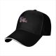 Black baseball cap with rainbow piñata donkey graphic