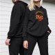 Trick Or Treat Halloween Skull Pumpkin Graphic Hoodie