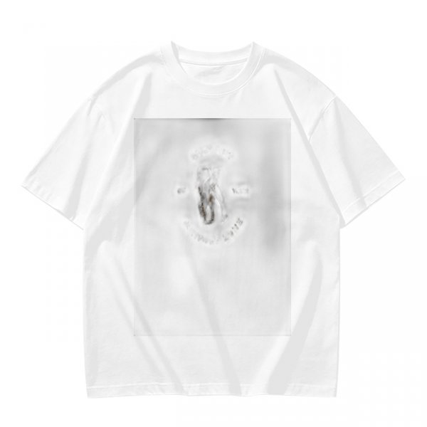 Oversized Olive Green Crewneck T-Shirt with Subtle Chest Graphic