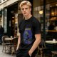 Olive T-Shirt With Megaverse Sci-Fi Villain Graphic Print