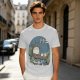 Totoro Forest Scene Graphic Tee for Anime Fans