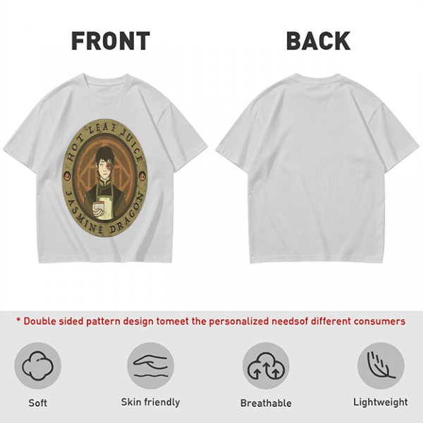 Avatar The Last Airbender Zuko Hot Leaf Juice Jasmine Dragon T-Shirt