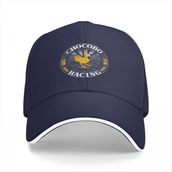 Chocobo Racing Graphic Black Baseball Cap