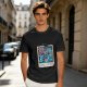 Olive t-shirt with monster polaroid print that says Normal Is Boring