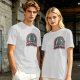 Olive T-Shirt With Make The World Great Again Space Graphic Print