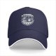 Black baseball cap with Ramen Totoro graphic print