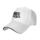Black Baseball Cap With 'Being Productive Is So Overrated' Cat Computer Art