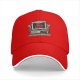 Black baseball cap with vintage computer wrench graphic design