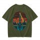 Lord of the Rings Dark Tower Graphic Olive T-Shirt