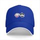 Black Baseball Cap With Cute Wednesday Addams And Enid Sinclair Chibi Art