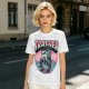 Olive T-Shirt With Trashed Skateboarding Graphic Design