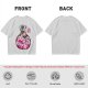 Olive T-Shirt With Cute Kirby Candy Bag Graphic