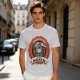 Olive T-Shirt with Cute Grim Reaper Employee of the Month Print