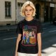 Olive graphic t-shirt with 'Sell Your Soul' kids stand print