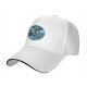 Black Baseball Cap With Stormy Sailing Ship Art Print