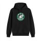 Black Hoodie With I Love Cats And Coffee Cat In Cup Graphic