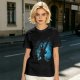 Olive T-Shirt With Galaxy Guitar Player Graphic Print