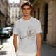 Olive T-shirt with Alien Facehugger Swoosh Graphic Print