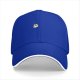 Black Baseball Cap With Small Sloth Face Graphic