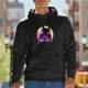 Black hoodie featuring Toothless the Night Fury against a glowing moon