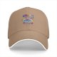 Black baseball cap with Sailor Moon inspired cat graphic print