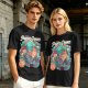 Psyce Cream Insane Flavor Graphic Tee with Whimsical Monster and Characters