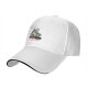 Black Baseball Cap With Cute Bunny Please Wait Loading Graphic