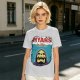 Olive Graphic T-Shirt with Skeletor Jaws Parody Art