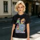 Olive Dungeons & Dinosaurs Graphic T-Shirt with Fantasy Dinosaur Art