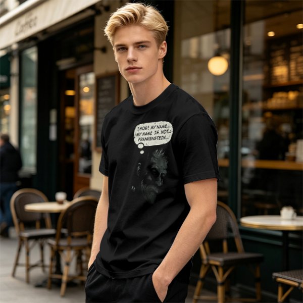 Frankenstein Monster 'My Name Is Not Frankenstein' Graphic T-Shirt