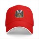 Black baseball cap with bunny ears egg hunt graphic design