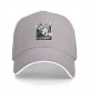 Black baseball cap with 'Coffee! Because murder is wrong' retro print