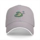 Black baseball cap with a snake holding a FREE HUGS sign and a mouse