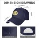 Black Baseball Cap With Pizza Club Pineapple Slice Graphic